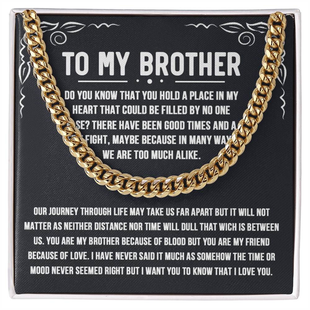 To My Brother Cuaban