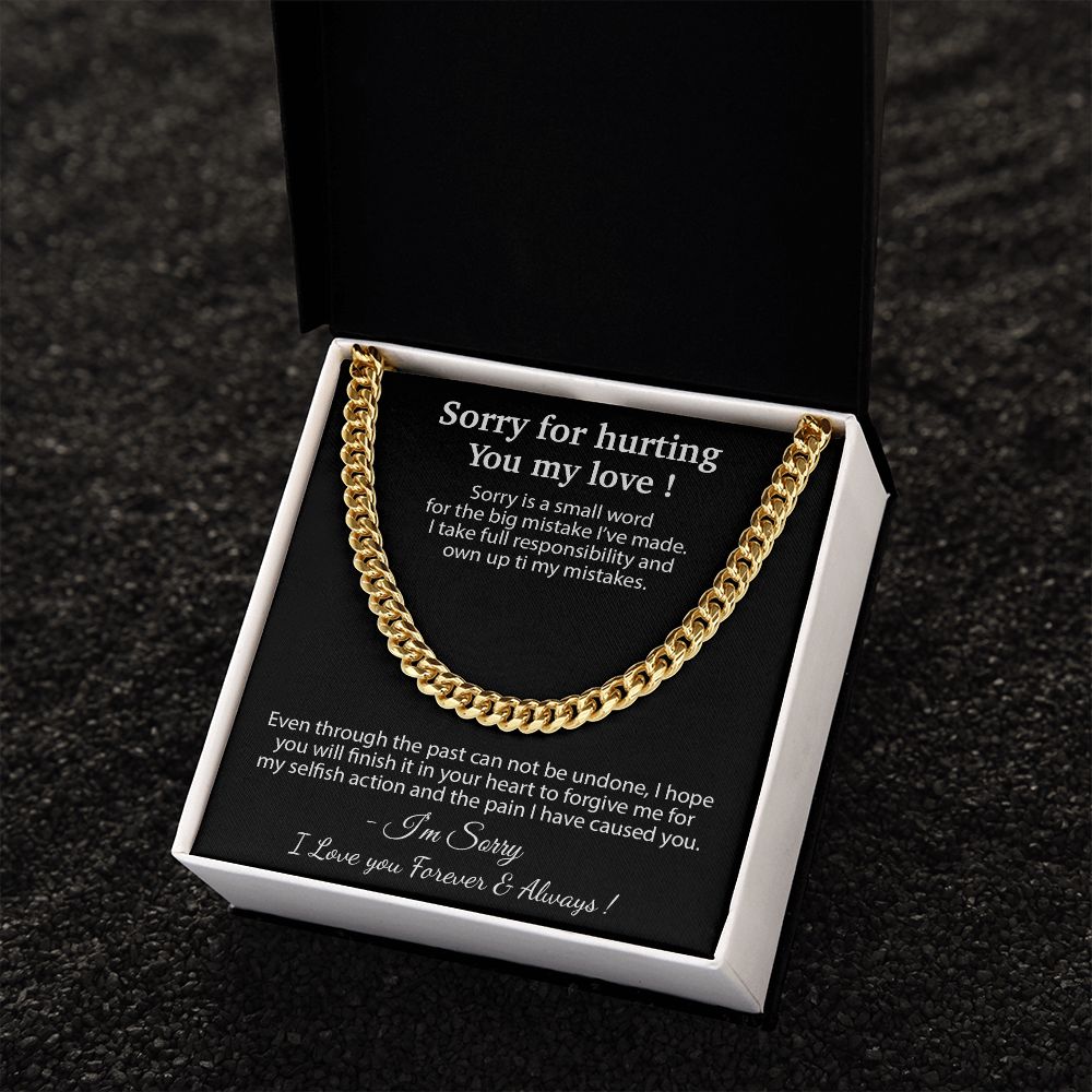 Apology Gift for Him Necklace, Forgiveness Necklace, Sorry Gift for Him1