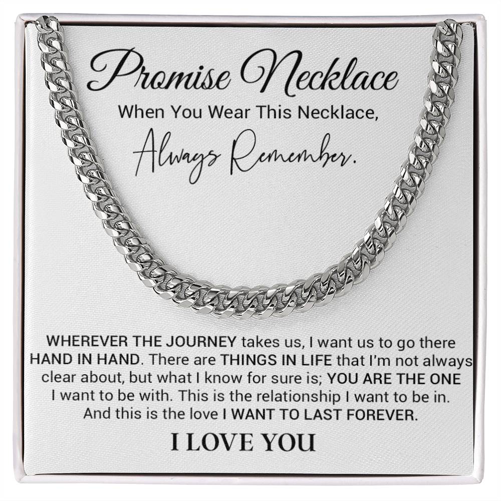 Promise Necklace For Him, Promise Gifts For Him, Boyfriend Promise Necklace, Gift For Boyfriend 31_10