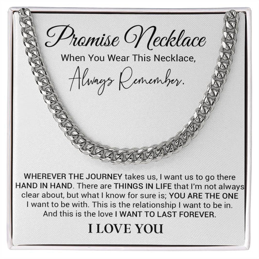 Promise Necklace For Him, Promise Gifts For Him, Boyfriend Promise Necklace, Gift For Boyfriend 31_10