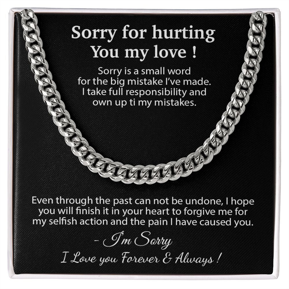 Apology Gift for Him Necklace, Forgiveness Necklace, Sorry Gift for Him1