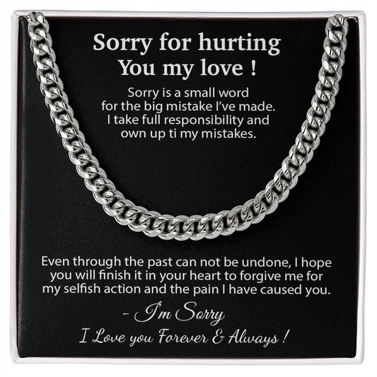 Apology Gift for Him Necklace, Forgiveness Necklace, Sorry Gift for Him1