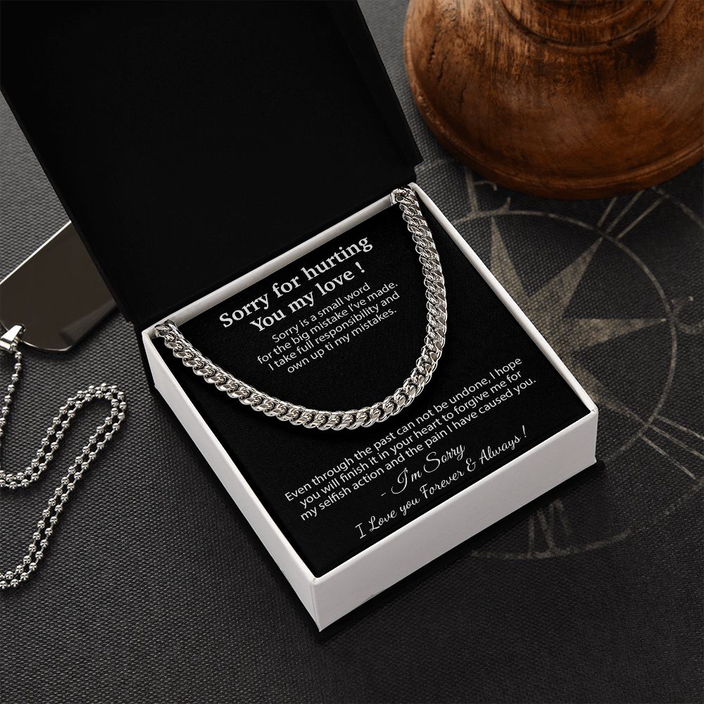 Apology Gift for Him Necklace, Forgiveness Necklace, Sorry Gift for Him1