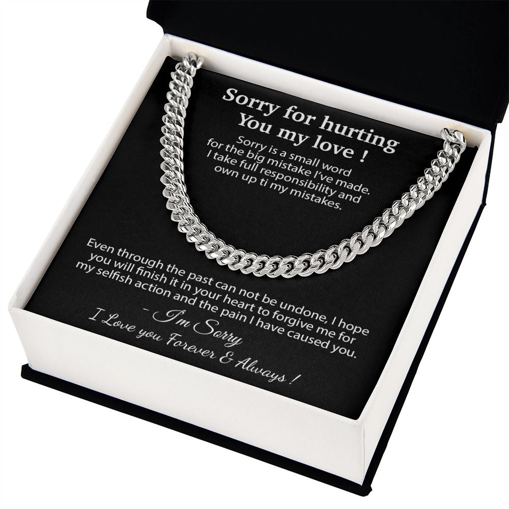 Apology Gift for Him Necklace, Forgiveness Necklace, Sorry Gift for Him1