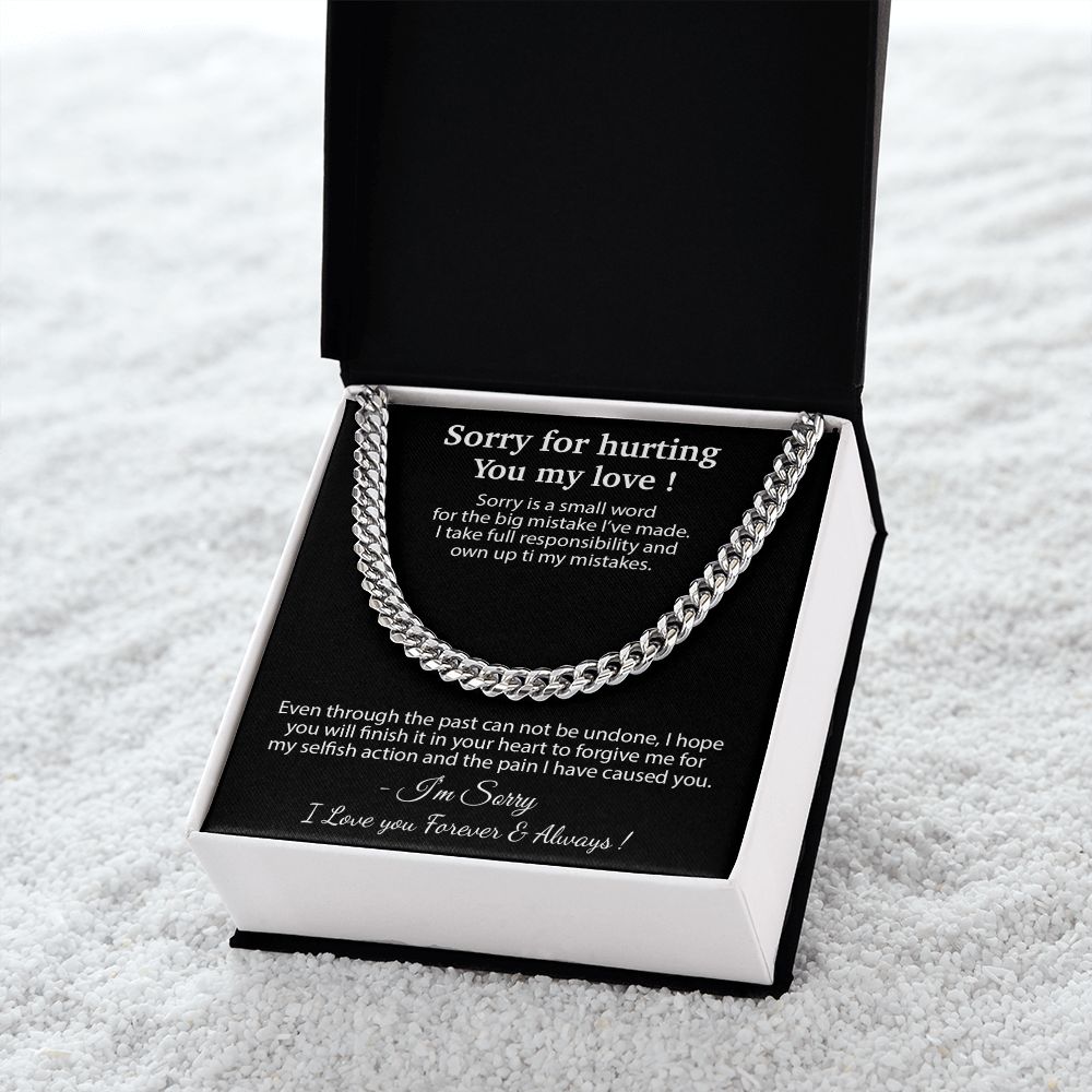 Apology Gift for Him Necklace, Forgiveness Necklace, Sorry Gift for Him1