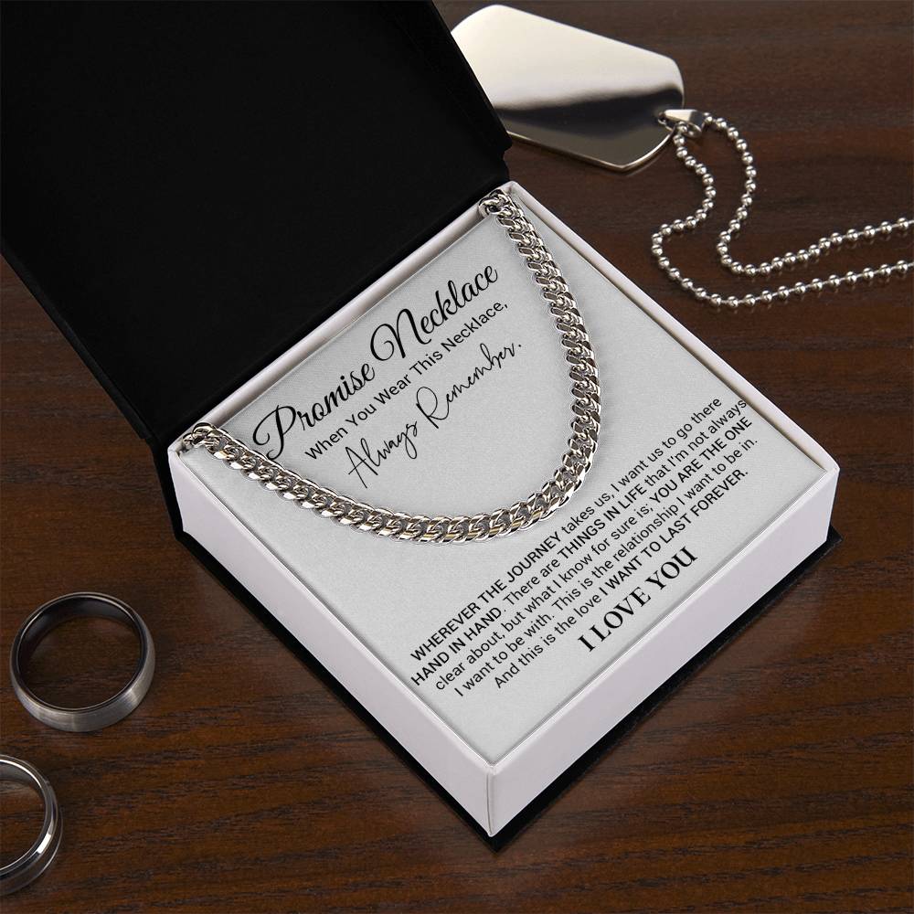Promise Necklace For Him, Promise Gifts For Him, Boyfriend Promise Necklace, Gift For Boyfriend 31_10