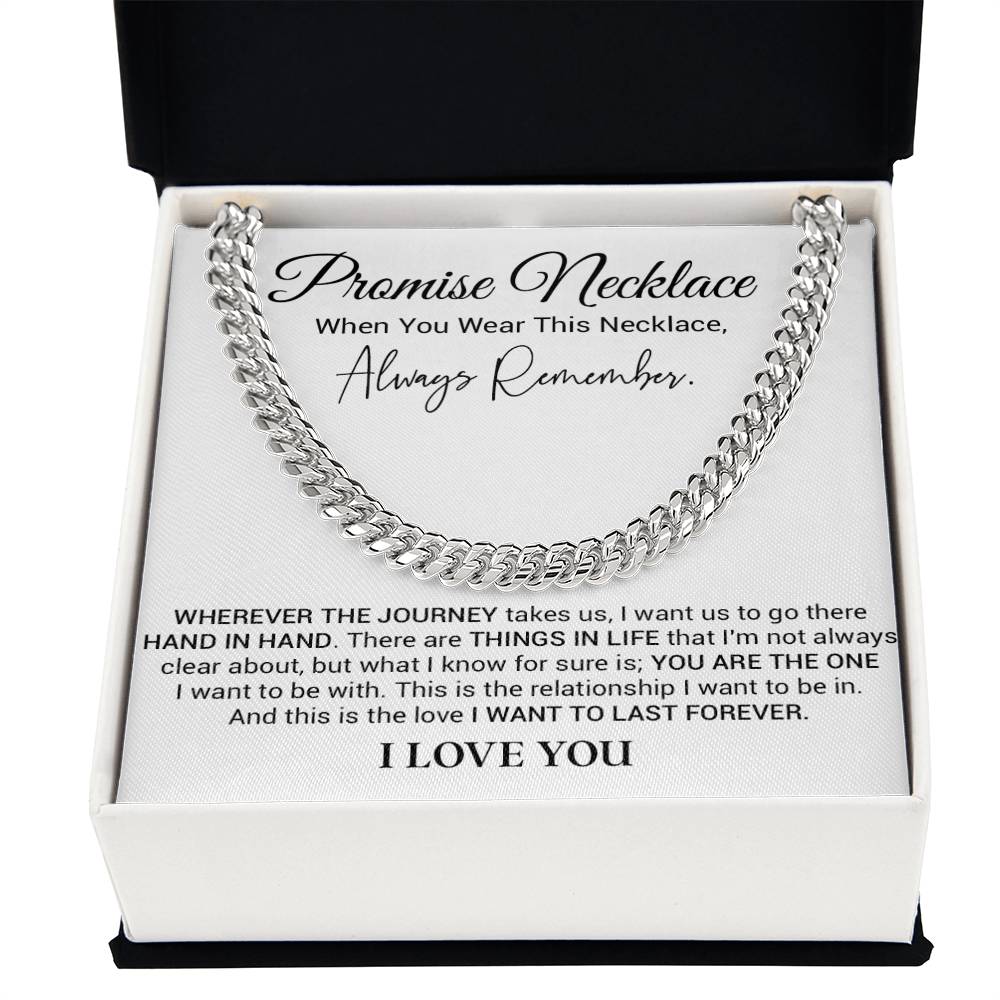 Promise Necklace For Him, Promise Gifts For Him, Boyfriend Promise Necklace, Gift For Boyfriend 31_10