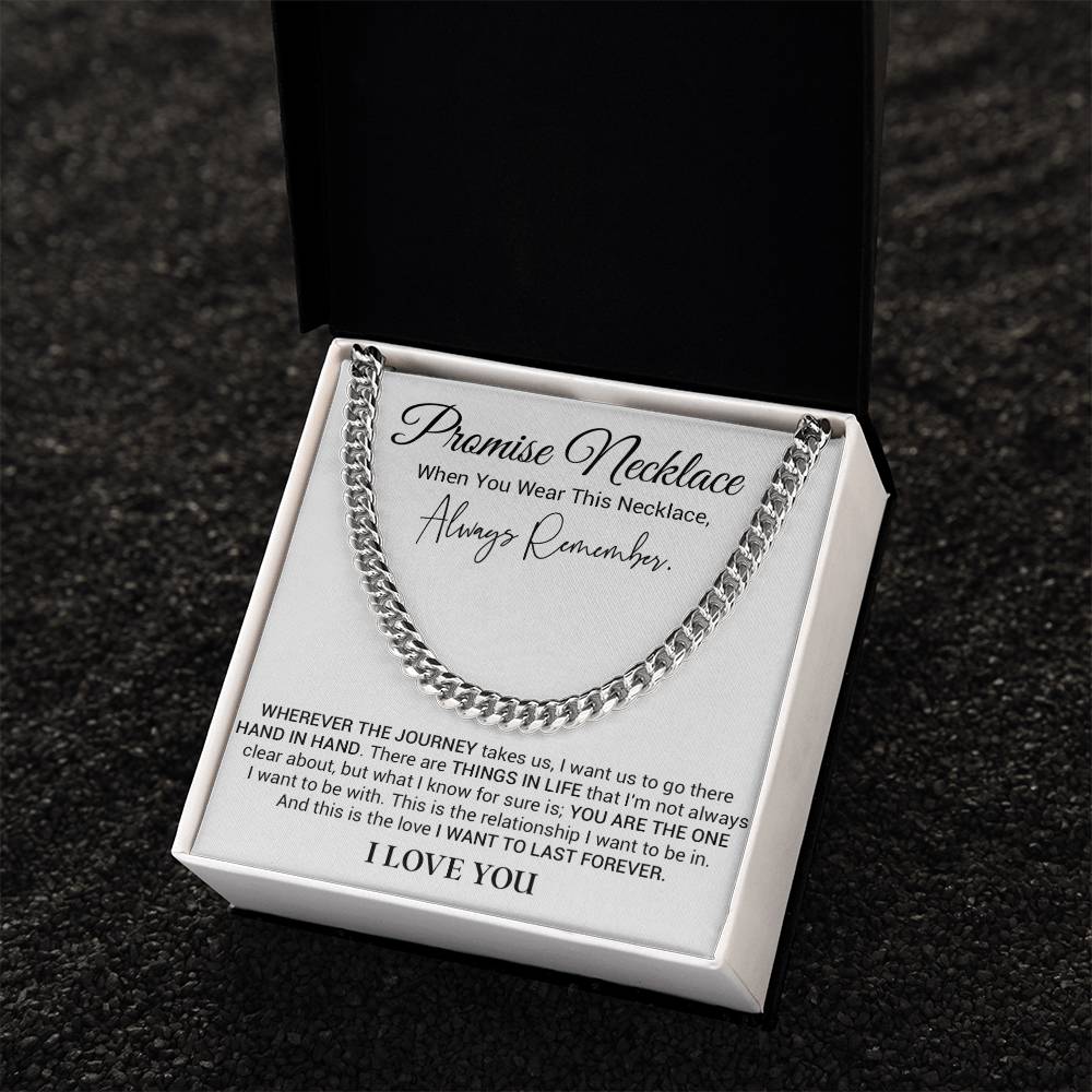 Promise Necklace For Him, Promise Gifts For Him, Boyfriend Promise Necklace, Gift For Boyfriend 31_10