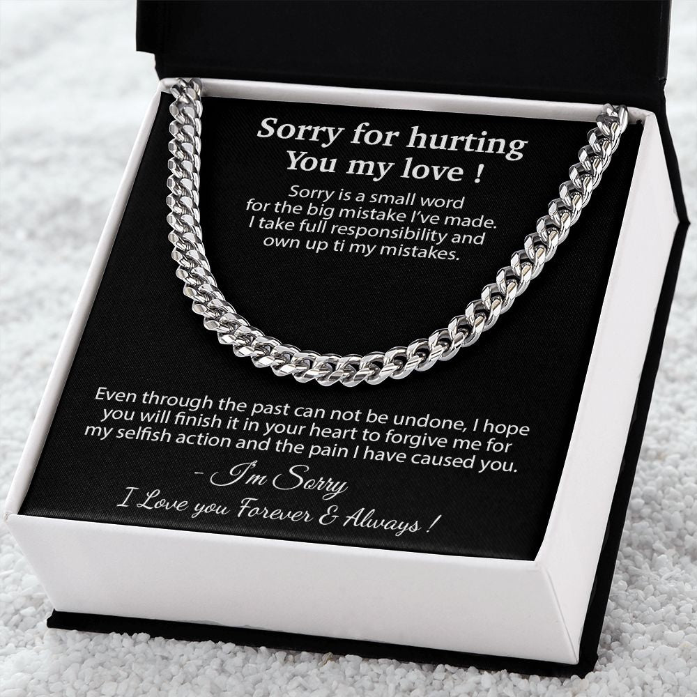 Apology Gift for Him Necklace, Forgiveness Necklace, Sorry Gift for Him1