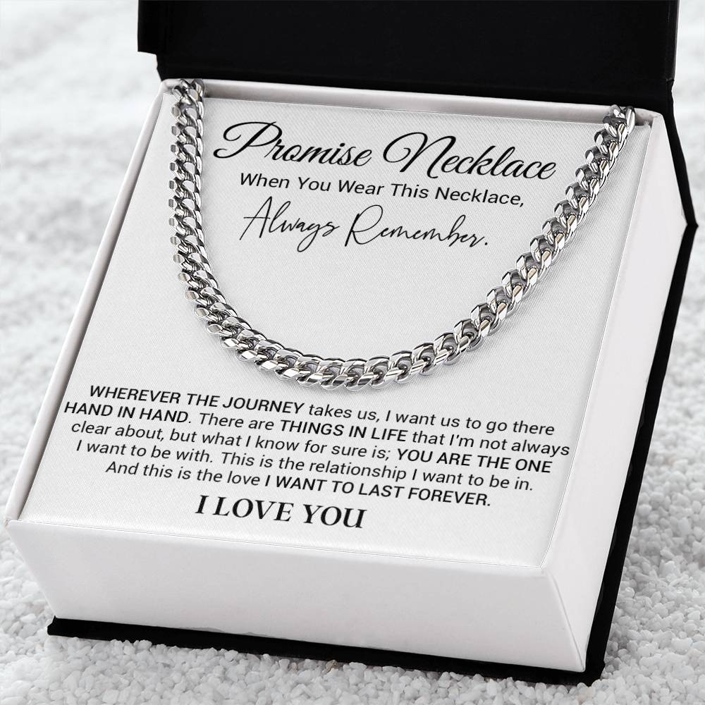Promise Necklace For Him, Promise Gifts For Him, Boyfriend Promise Necklace, Gift For Boyfriend 31_10