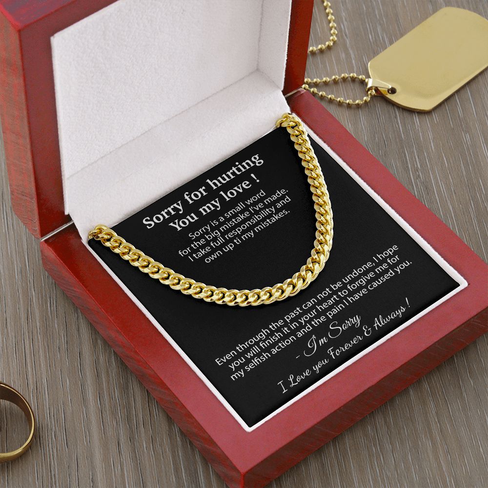 Apology Gift for Him Necklace, Forgiveness Necklace, Sorry Gift for Him1