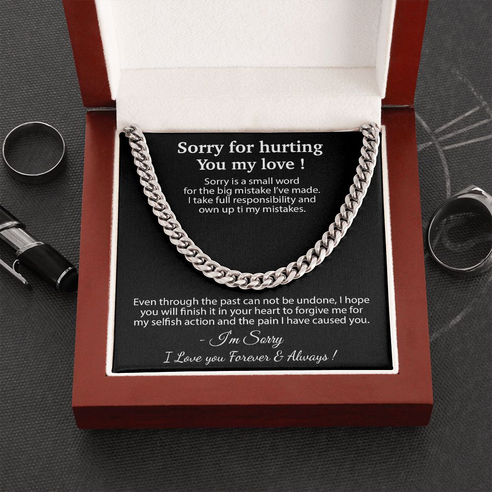 Apology Gift for Him Necklace, Forgiveness Necklace, Sorry Gift for Him1