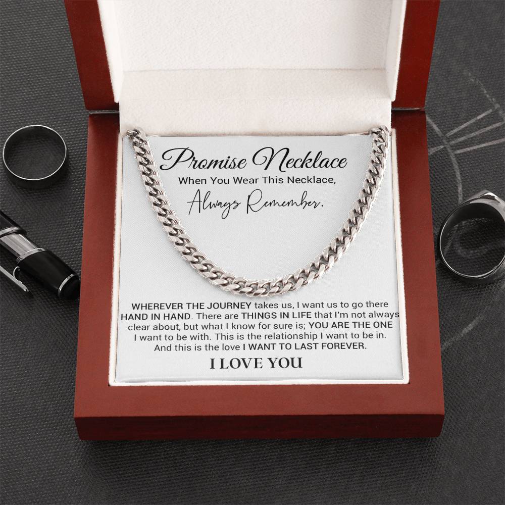 Promise Necklace For Him, Promise Gifts For Him, Boyfriend Promise Necklace, Gift For Boyfriend 31_10
