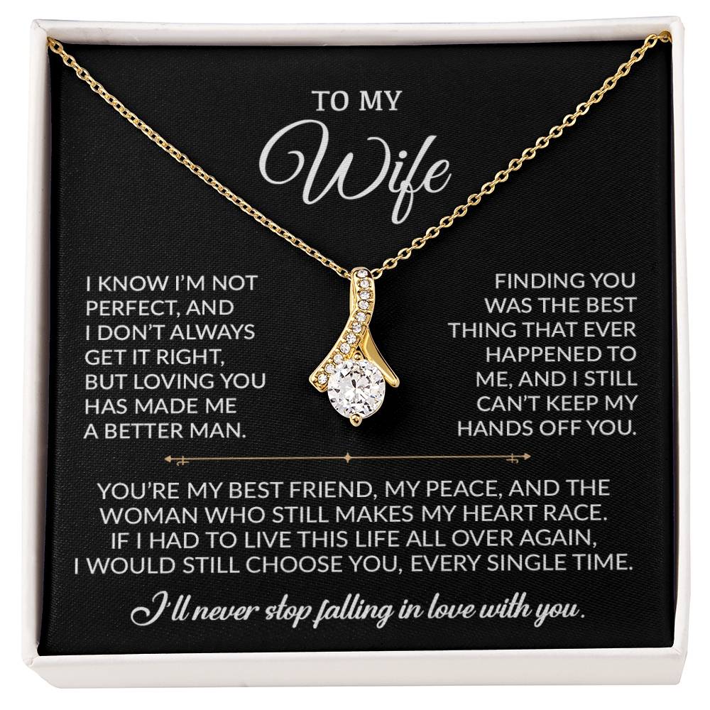 To My Wife Necklace, Gift For Wife, Anniversary Gift For Wife, Necklace For Wife 4_9_Black.png