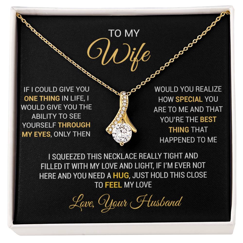 To My Wife Necklace, Gift For Wife, Anniversary Gift For Wife, Necklace For Wife 7_11