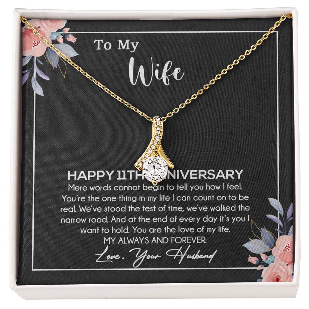 11th Anniversary Gift For Wife Necklace, 11 Year Anniversary, 11th Wedding Gift _30_10