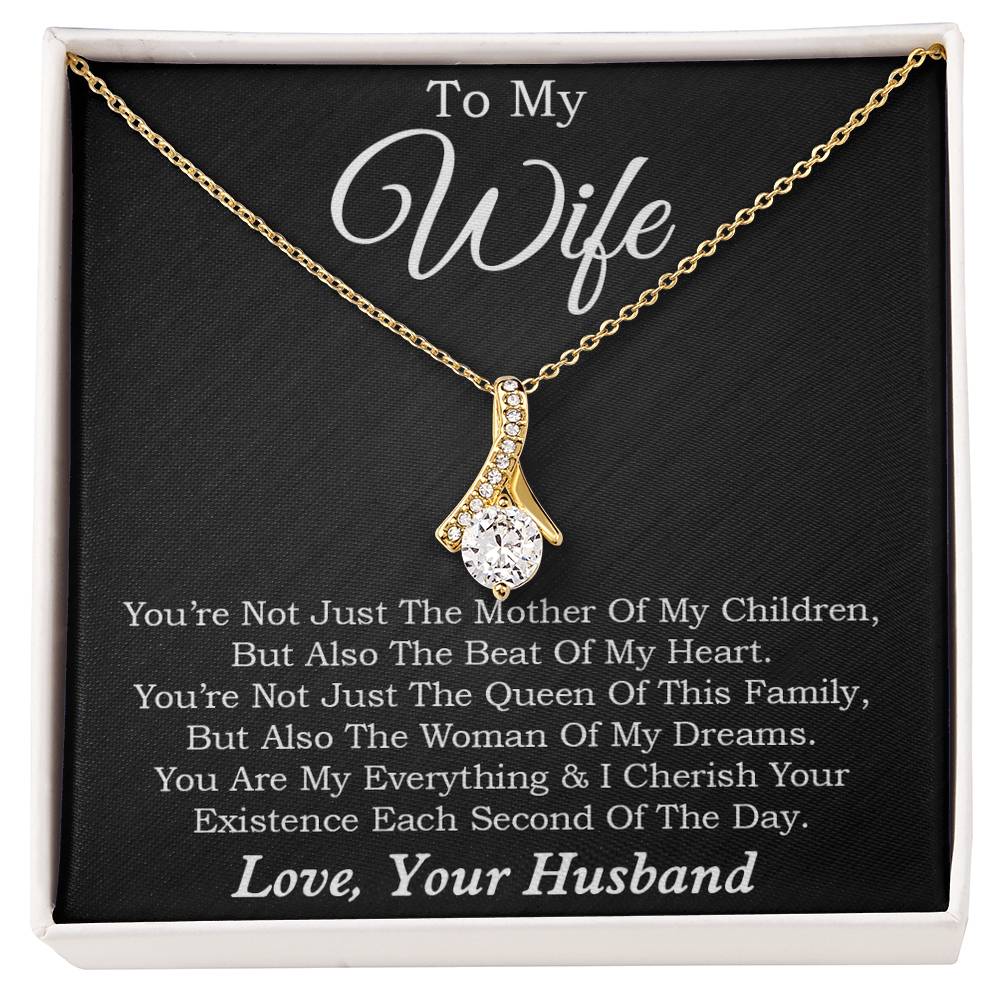 To My Wife Necklace, Mother's Day Gift from Husband, Wife Birthday Gift
