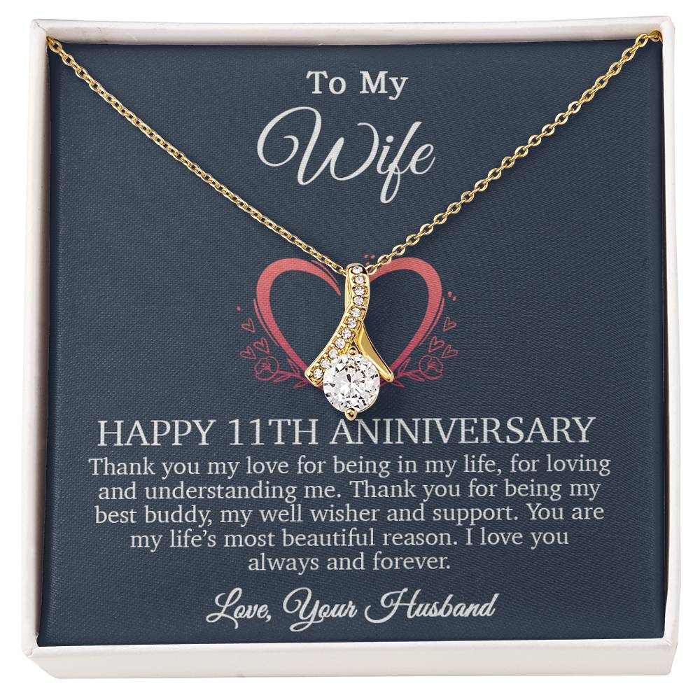 11th Anniversary Gift For Wife, 11 Year Anniversary Gifts, 11th Wedding Anniversary Gift Ideas_Blue