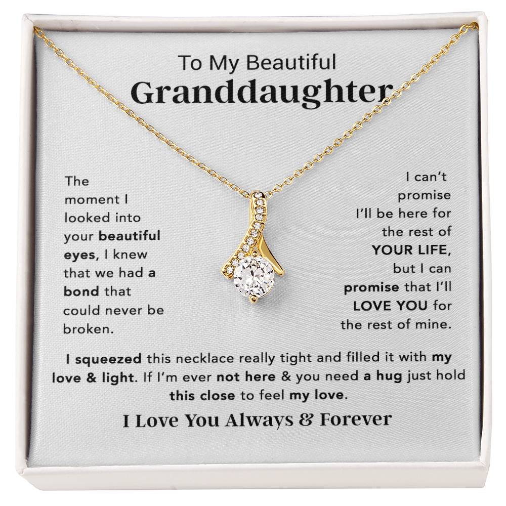 To My Granddaughter Necklace, Birthday Gift For Granddaughter, Birthday Gifts