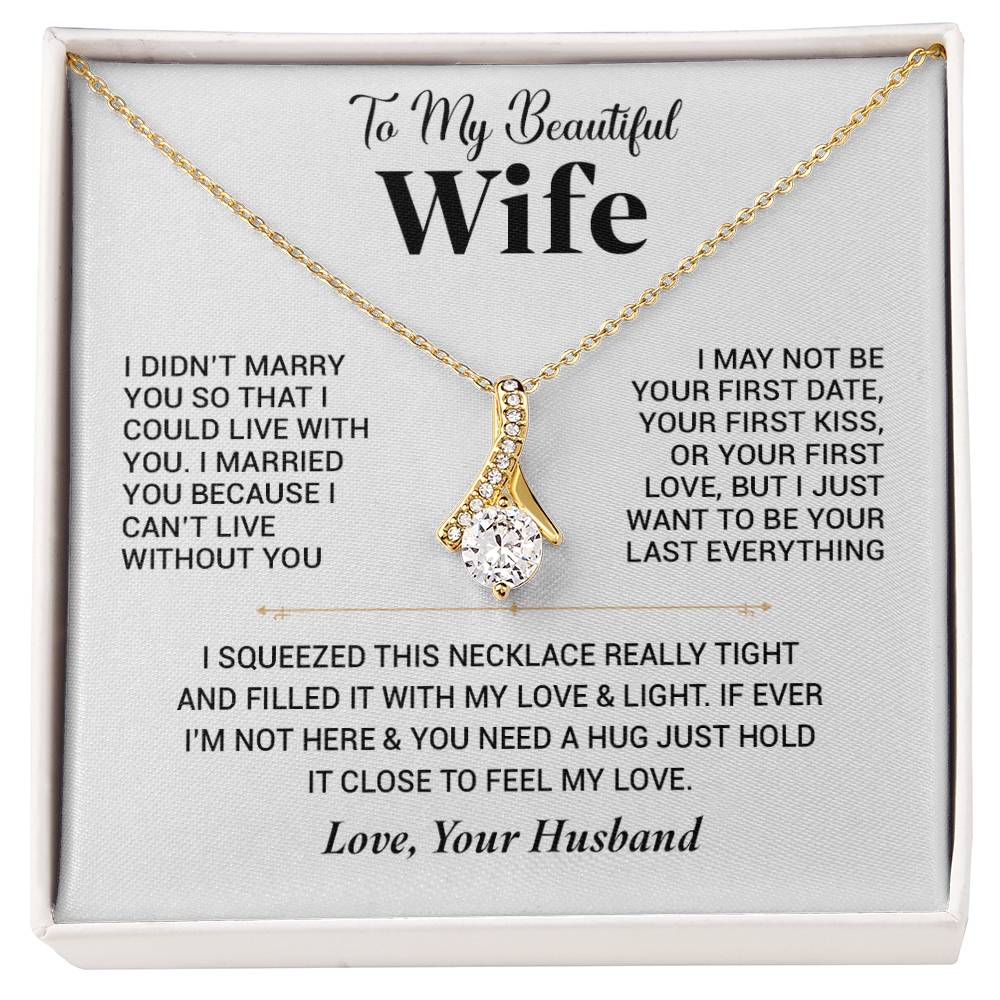 To My Wife Necklace, Christmas Gift For Wife, Christmas Gifts For Her, Wife Gift