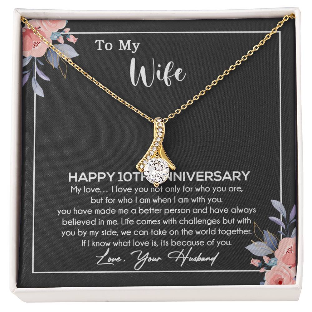 10th Anniversary Gift For Wife Necklace, 10 Year Anniversary, 10th Wedding Gift _11_11