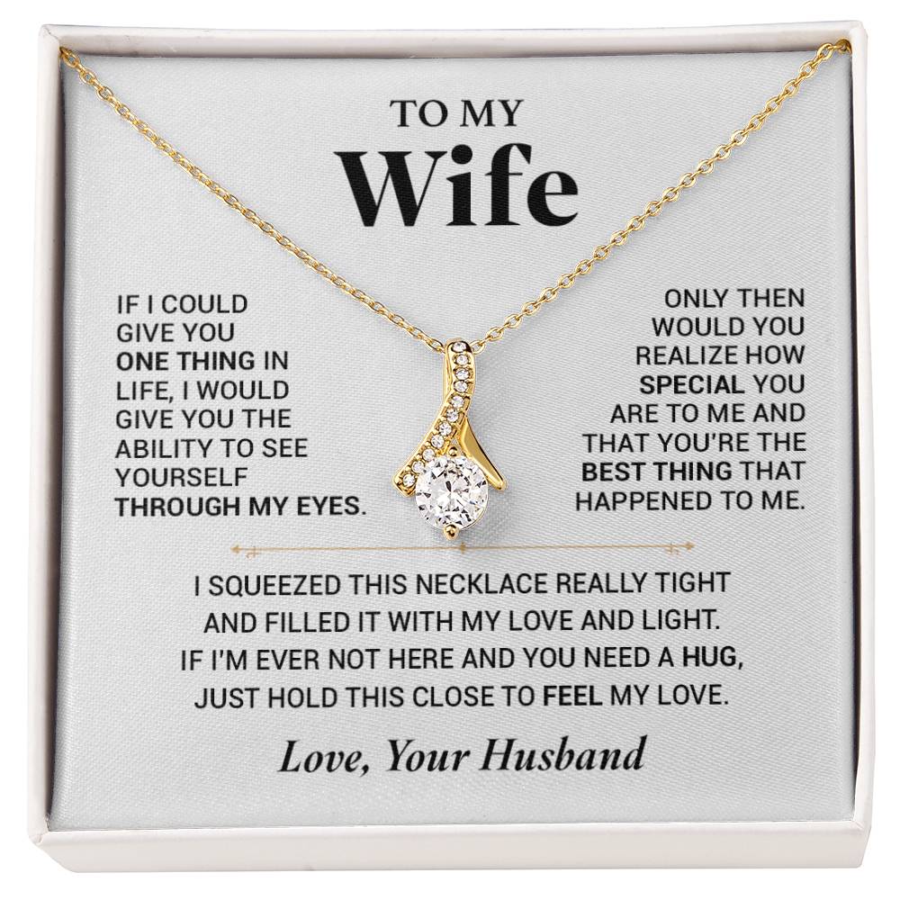To My Wife Necklace, Anniversary Gift For Wife, Wife Birthday, Gift For Wife 18_7