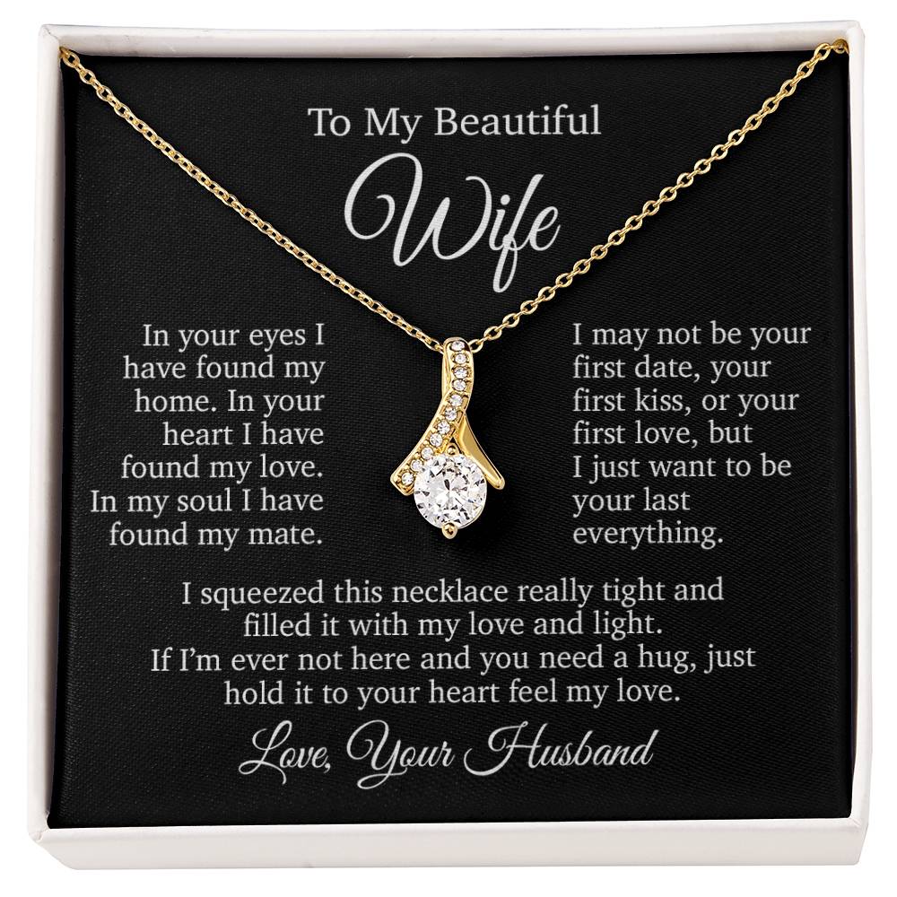 To My Wife Necklace, Gift From Husband, Anniversary Gifts Wife, Valentines Gift