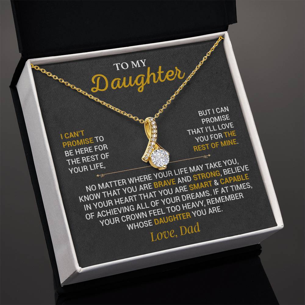 To My Daughter Necklace, Gift for Daughter from Dad,Daughter Father Necklace 7_10