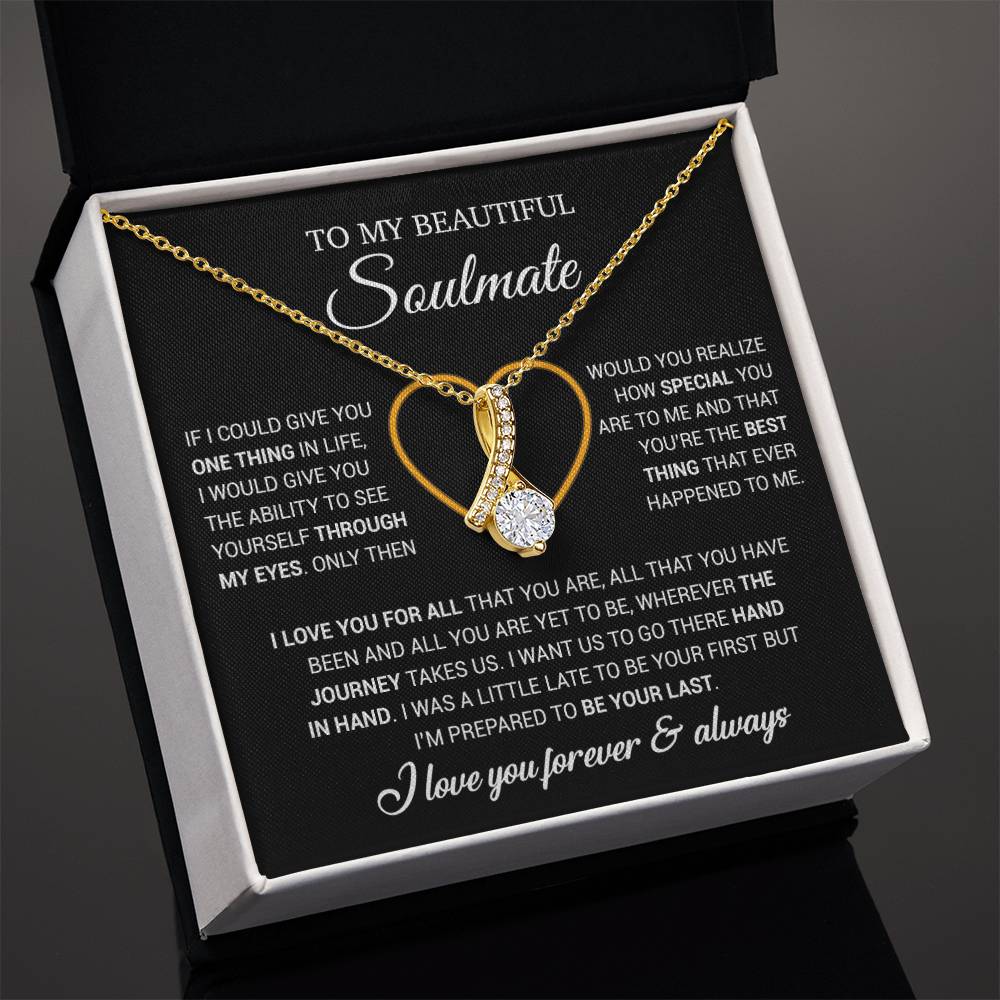 To My Soulmate Necklace, Gift For Wife From Husband, Valentiens Gift 22_12_Black