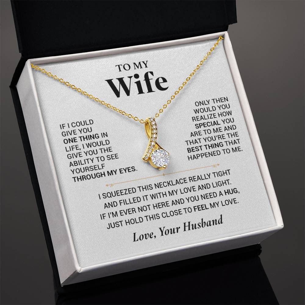 To My Wife Necklace, Anniversary Gift For Wife, Wife Birthday, Gift For Wife 18_7