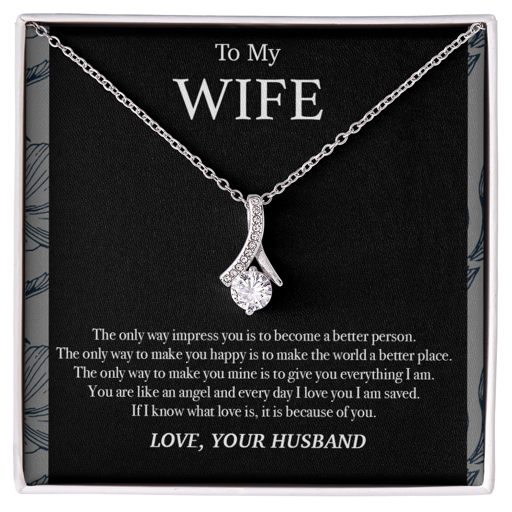 To My Wife Necklace, Gift For Wife, Wife Birthday Gift, Gifts For Her