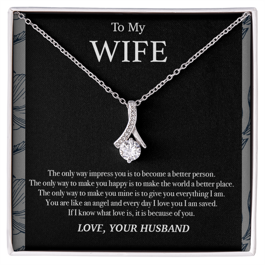 To My Wife Necklace, Gift For Wife, Wife Birthday Gift, Gifts For Her