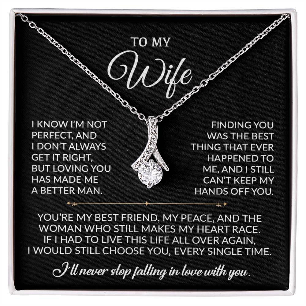 To My Wife Necklace, Gift For Wife, Anniversary Gift For Wife, Necklace For Wife 4_9_Black.png
