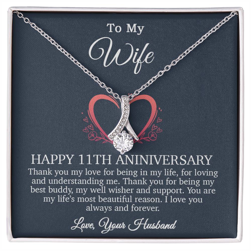 11th Anniversary Gift For Wife, 11 Year Anniversary Gifts, 11th Wedding Anniversary Gift Ideas_Blue