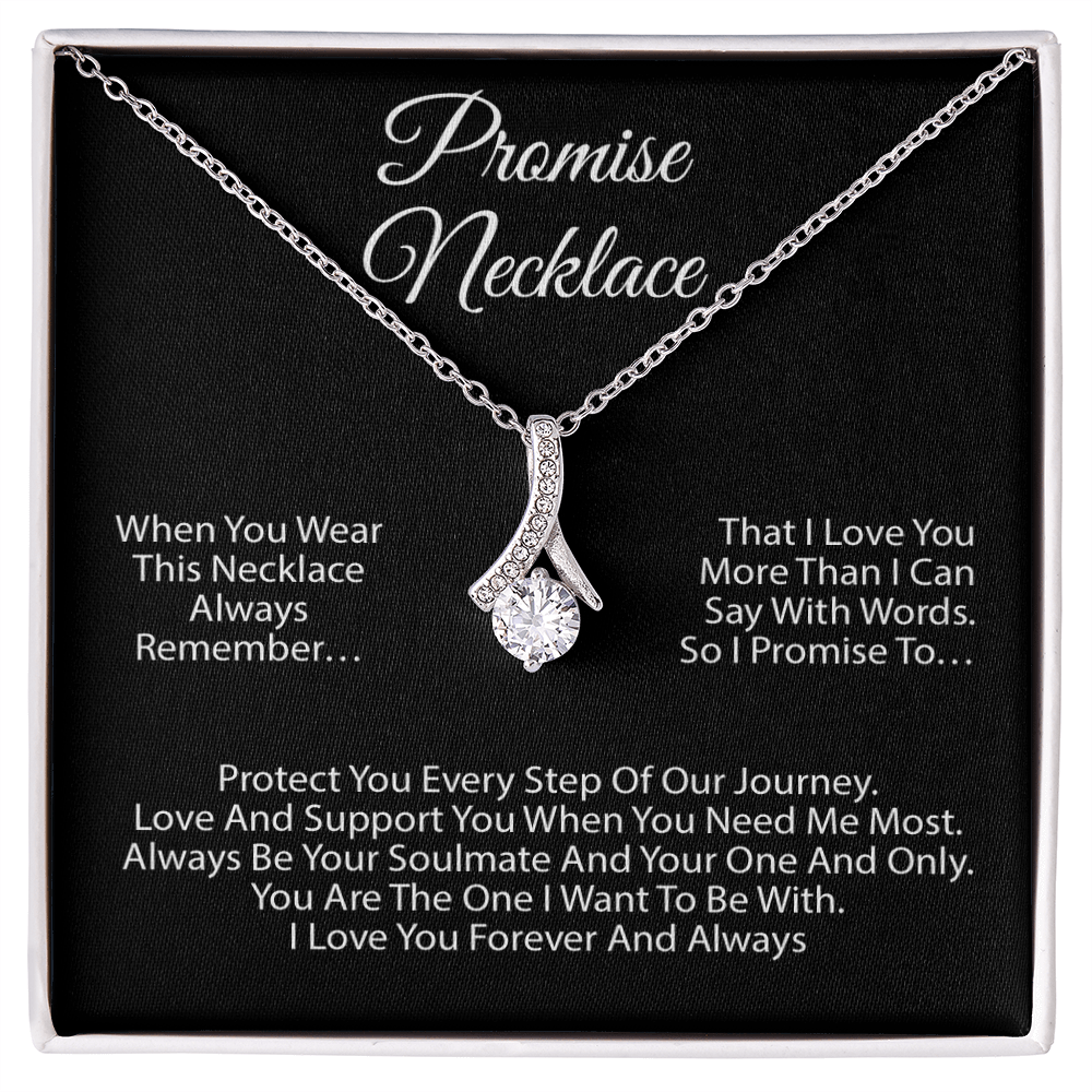 Promise Necklace For Soulmate, Valentine Gift, Birthday Gift, Anniversary Gift