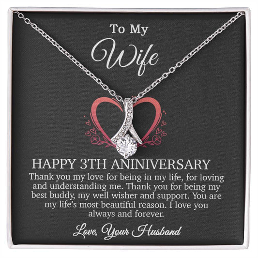3th Anniversary Gift For Wife, 3 Year Anniversary Gifts, 3th Wedding Anniversary Gift Ideas