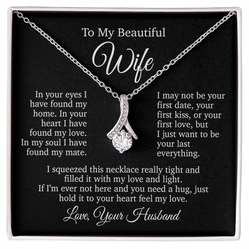 To My Wife Necklace, Gift From Husband, Anniversary Gifts Wife, Valentines Gift