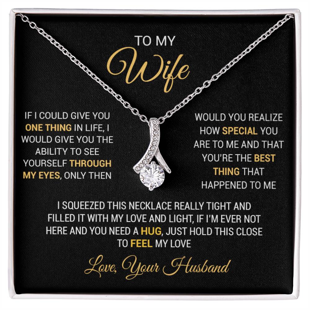To My Wife Necklace, Gift For Wife, Anniversary Gift For Wife, Necklace For Wife 7_11