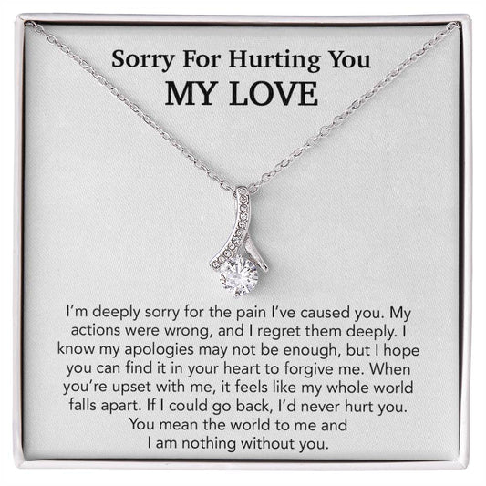 I'm Sorry Necklace Gift, Apology Gift For Her, Forgiveness Gift 29_10
