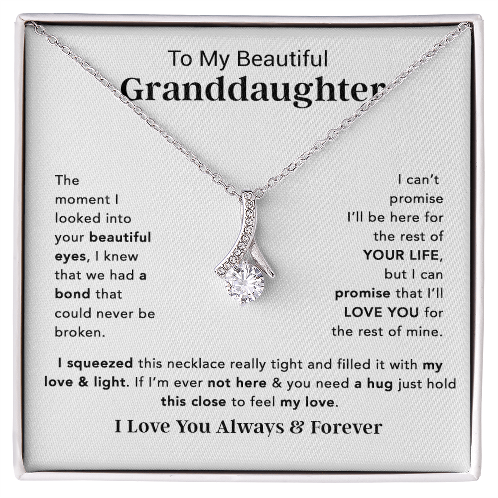To My Granddaughter Necklace, Birthday Gift For Granddaughter, Birthday Gifts