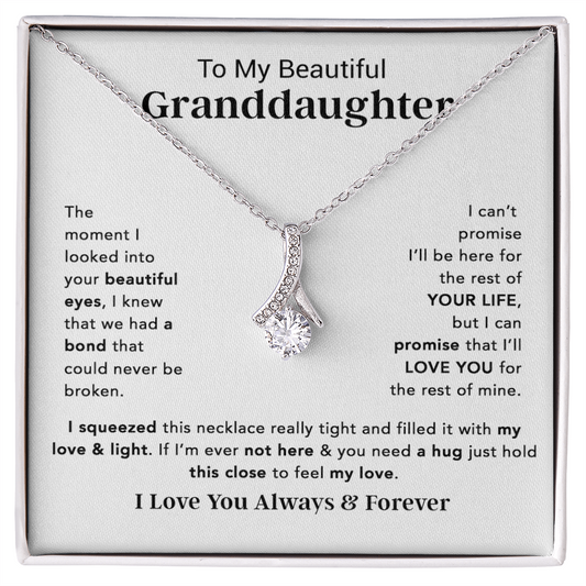 To My Granddaughter Necklace, Birthday Gift For Granddaughter, Birthday Gifts