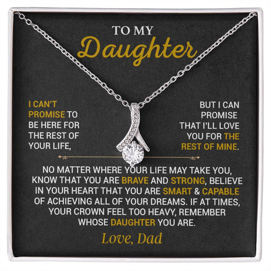 To My Daughter Necklace, Gift for Daughter from Dad,Daughter Father Necklace 7_10