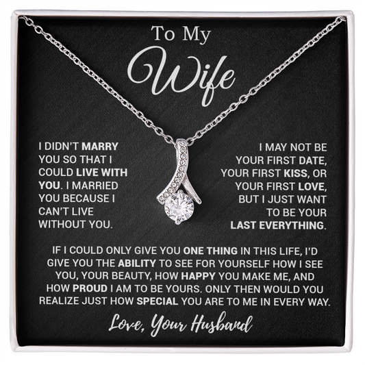 To My Wife Necklace, Gift For Wife, Anniversary Gift For Wife, Necklace For Wife 27_3