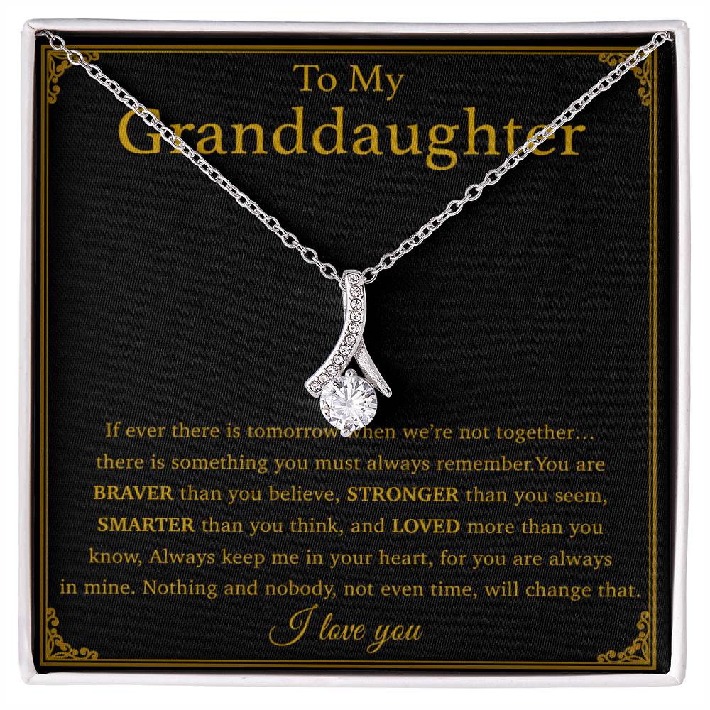 To My Granddaughter Necklace, Birthday Gift For Granddaughter, Birthday Gifts
