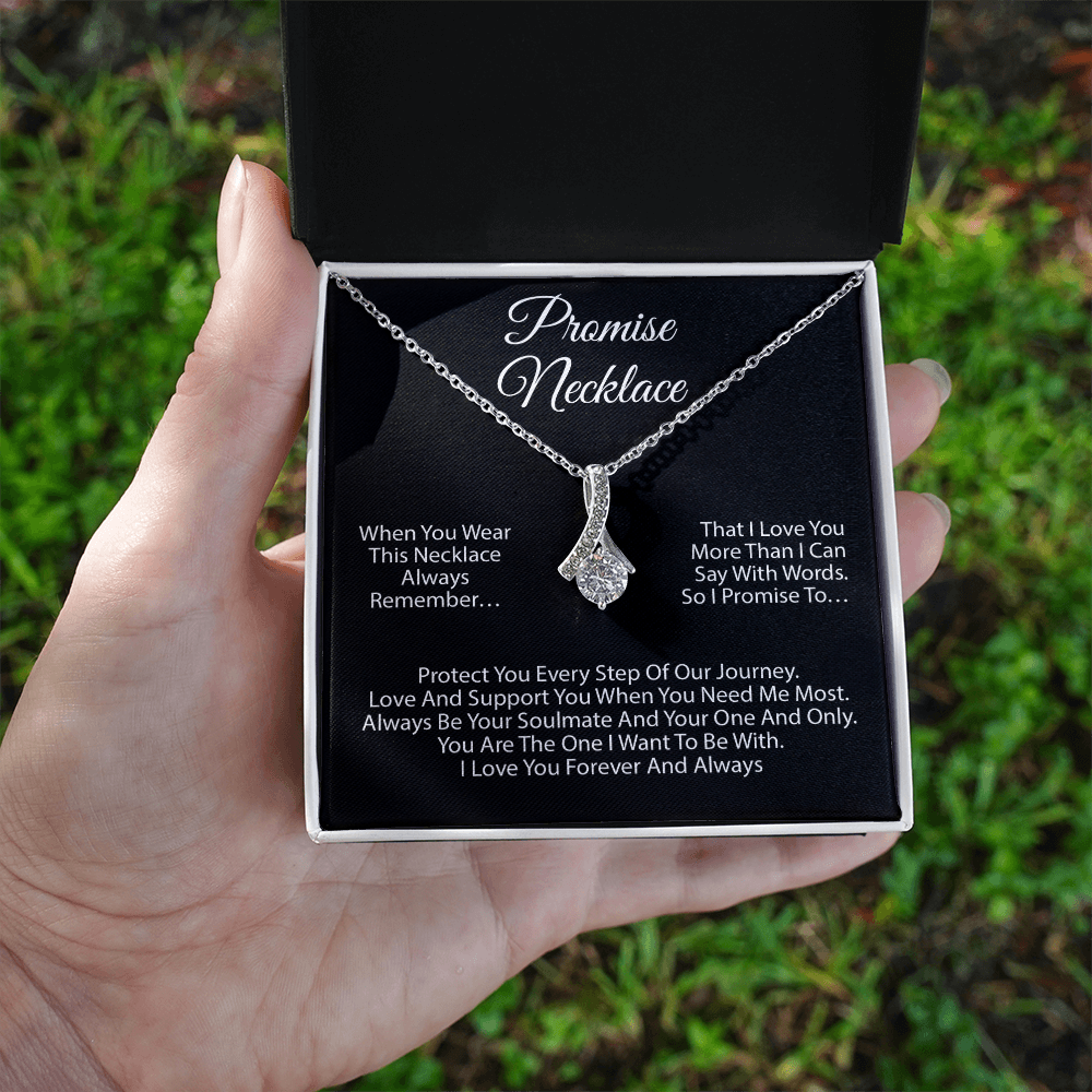 Promise Necklace For Soulmate, Valentine Gift, Birthday Gift, Anniversary Gift