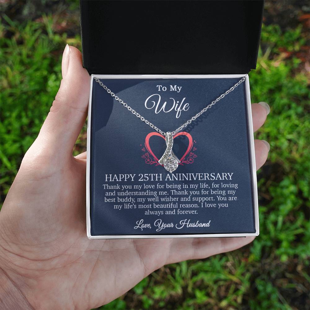 25th Anniversary Gift For Wife, 25 Year Anniversary Gifts, 25th Wedding Anniversary Gift Ideas_Blue