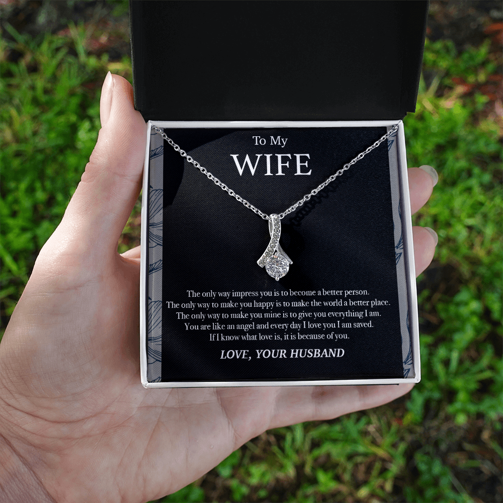 To My Wife Necklace, Gift For Wife, Wife Birthday Gift, Gifts For Her