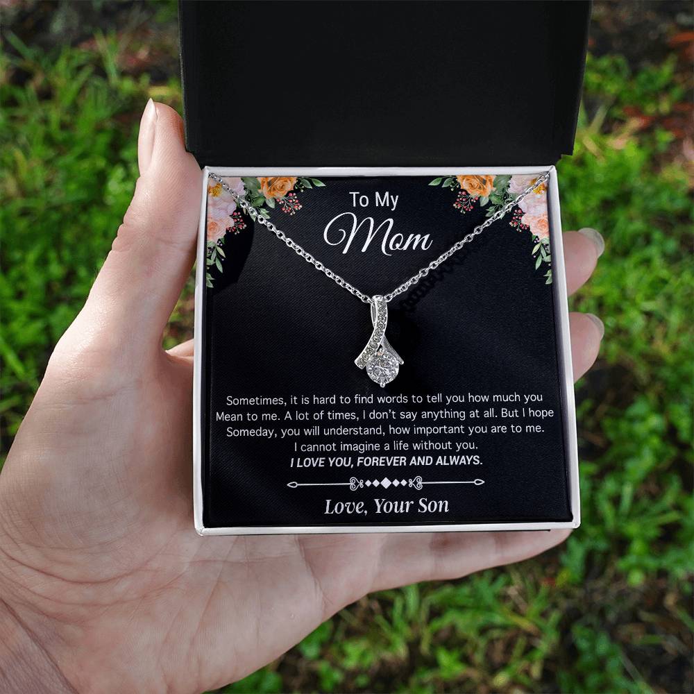 To My Mom Necklace, Mother's Day Gifts To Mom, Mom Gift From Daughter 9_5