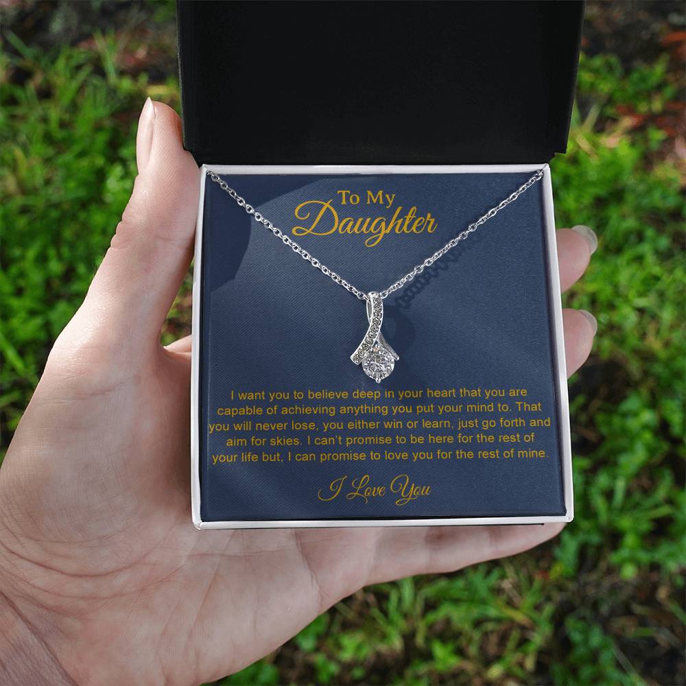To My Daughter Necklace, Daughter Father Necklace, Daughter Gift From Dad 11_9