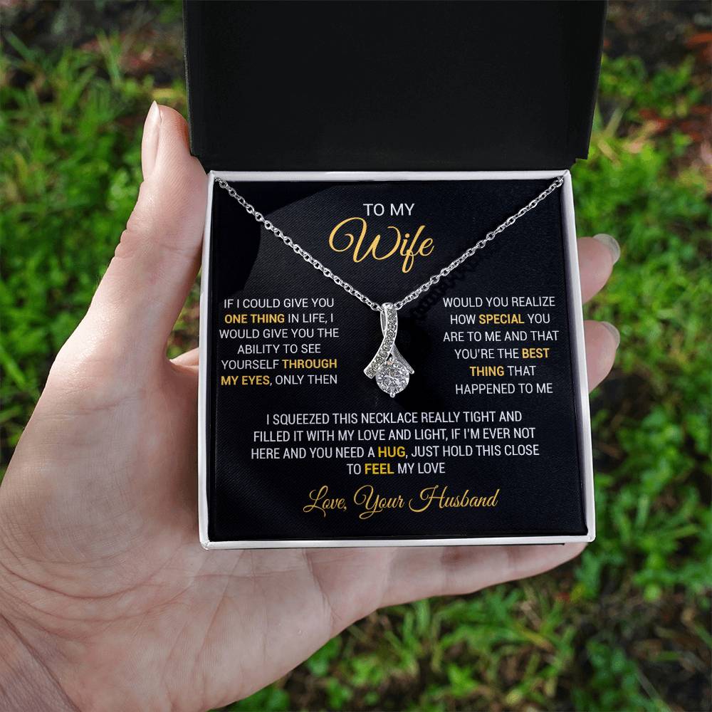 To My Wife Necklace, Gift For Wife, Anniversary Gift For Wife, Necklace For Wife 7_11